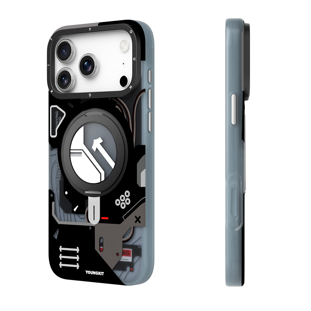 iPhone 17 Pro Max Kılıf M-safe Şarj Özellikli Youngkit Starship Serisi Kapak