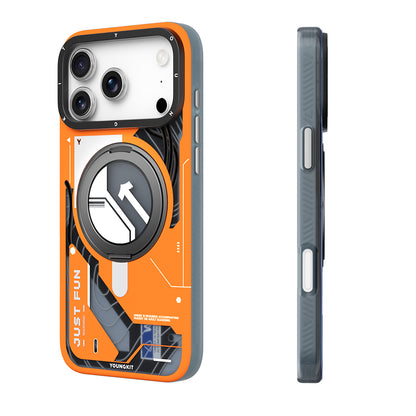 iPhone 17 Pro Max Kılıf M-safe Şarj Özellikli Youngkit Starship Serisi Kapak
