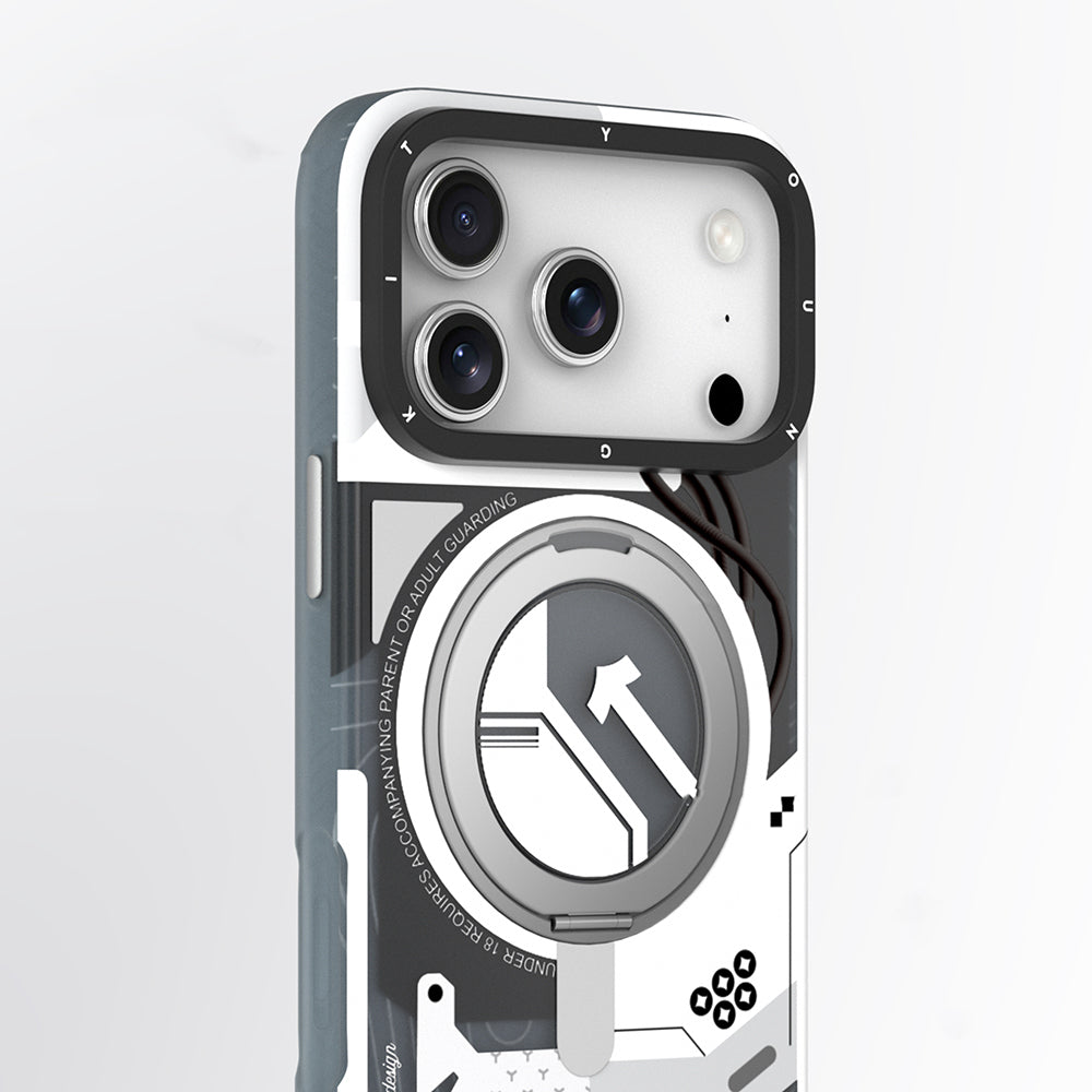 iPhone 17 Pro Max Kılıf M-safe Şarj Özellikli Youngkit Starship Serisi Kapak