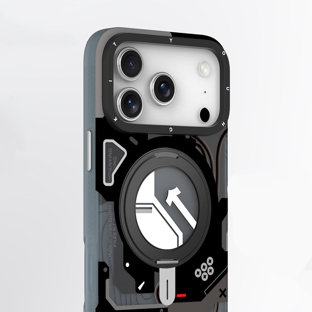 iPhone 17 Pro Max Kılıf M-safe Şarj Özellikli Youngkit Starship Serisi Kapak