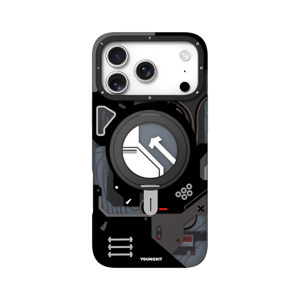 iPhone 17 Pro Max Kılıf M-safe Şarj Özellikli Youngkit Starship Serisi Kapak