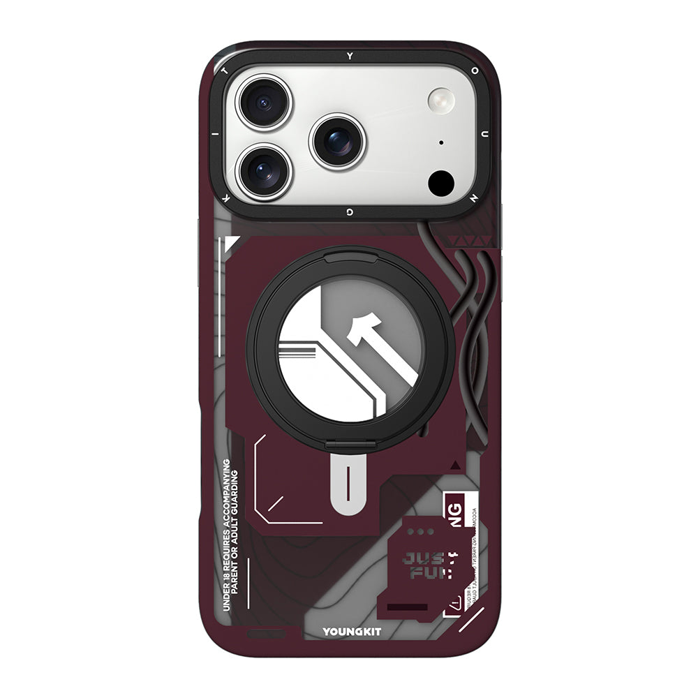 Apple iPhone 17 Pro Max Kılıf M-safe Şarj Özellikli Youngkit Starship Serisi Kapak
