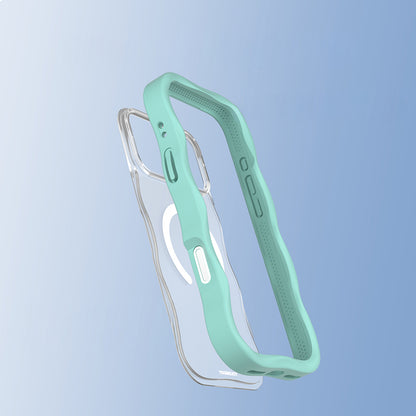 iPhone 17 Pro Max Kılıf M-safe Şarj Özellikli Youngkit Wave Matte Serisi Kapak