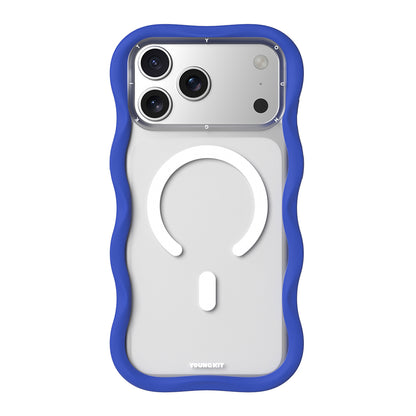 iPhone 17 Pro Max Kılıf M-safe Şarj Özellikli Youngkit Wave Matte Serisi Kapak