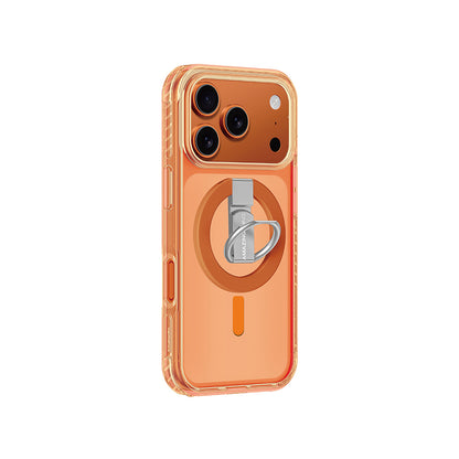 iPhone 17 Pro Max Kılıf M-safe Şarj Özellikli Yüzük Standlı Amazingthing Titan Pro Serisi Kapak