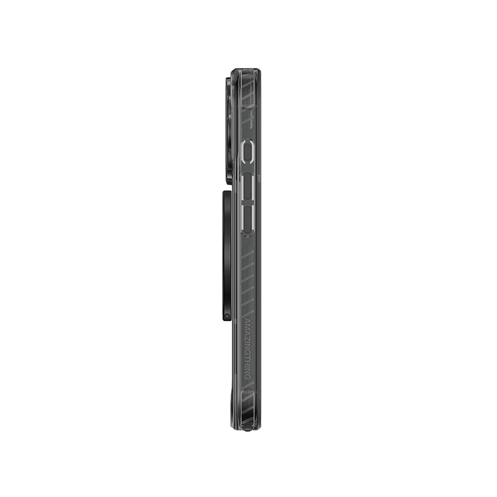 iPhone 17 Pro Max Kılıf M-safe Şarj Özellikli Yüzük Standlı Amazingthing Titan Pro Serisi Kapak