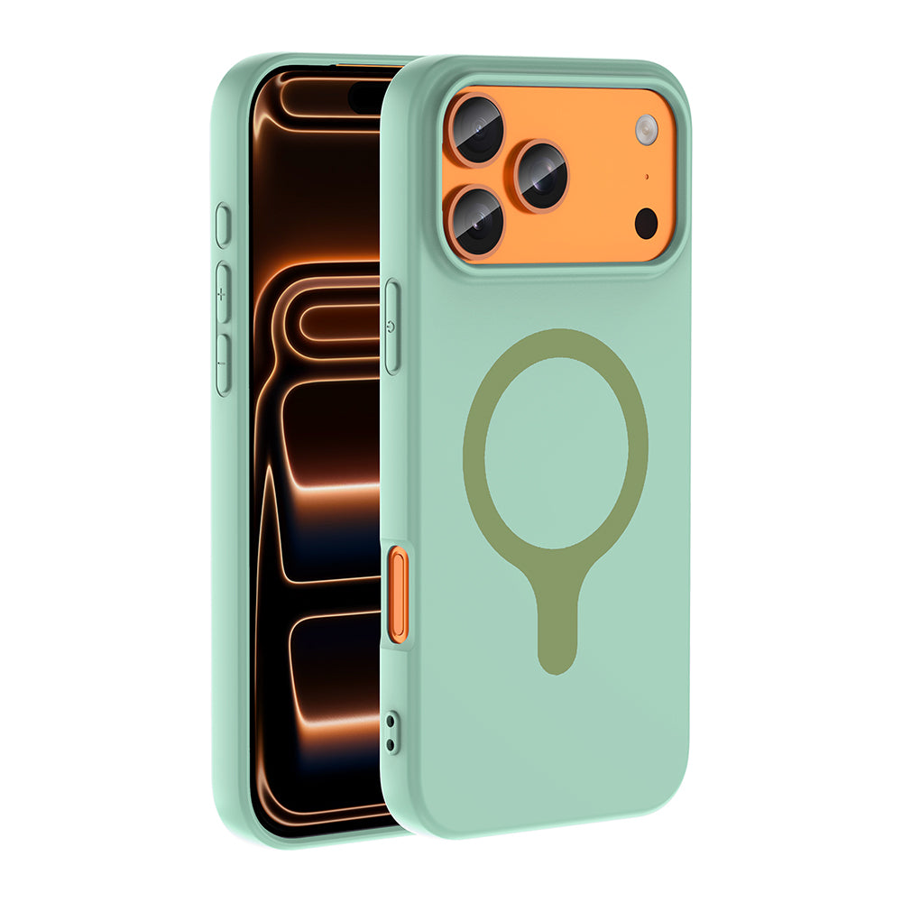 Apple iPhone 17 Pro Max Kılıf M-Safe Şarj Özellikli Zore Aris Silikon Kapak