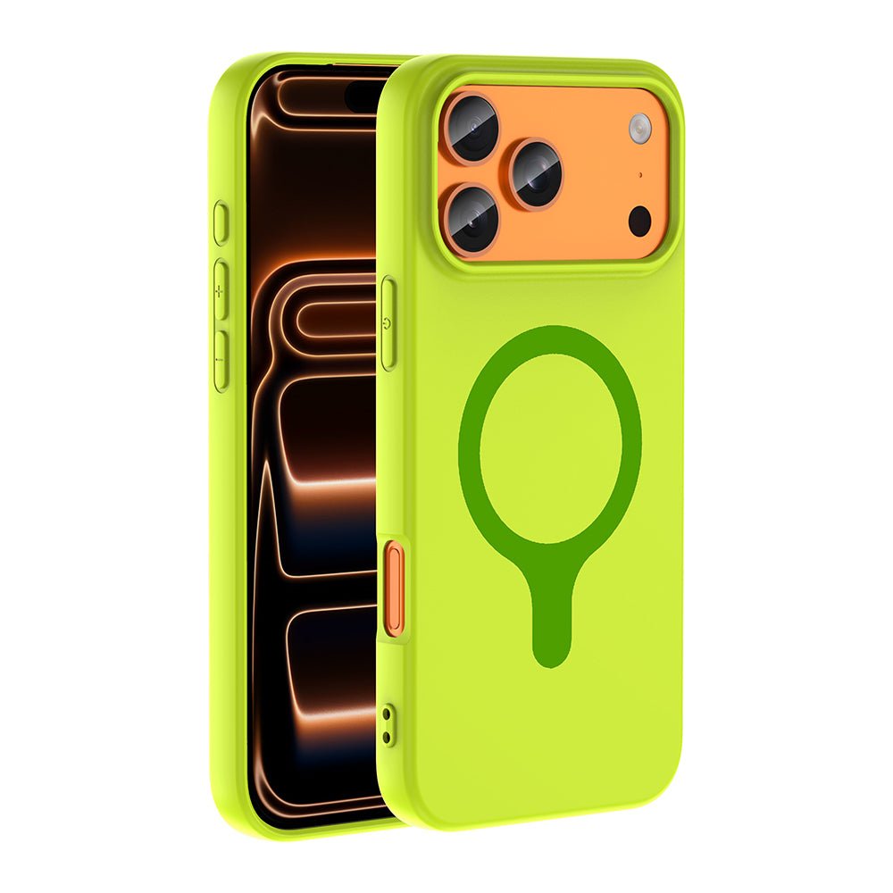 Apple iPhone 17 Pro Max Kılıf M-Safe Şarj Özellikli Zore Aris Silikon Kapak