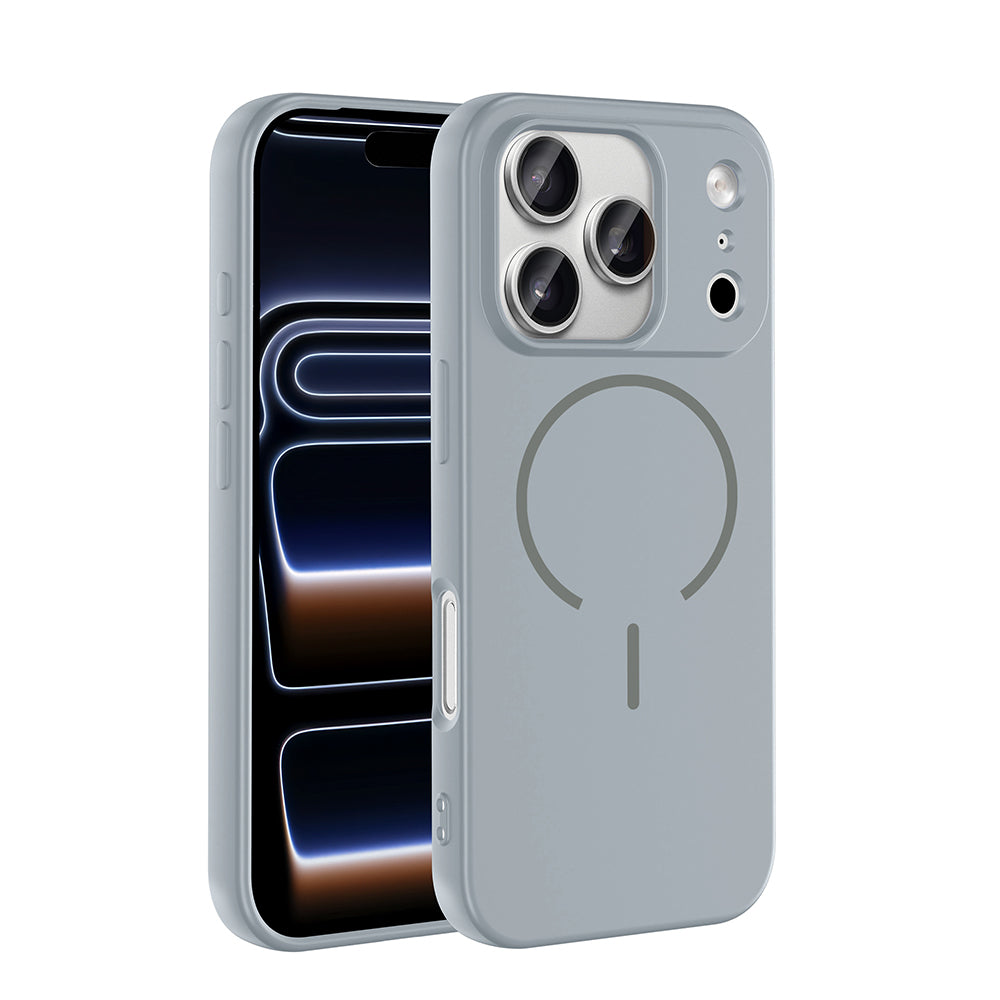 Apple iPhone 17 Pro Max Kılıf M-safe Şarj Özellikli Zore Meta Kapak