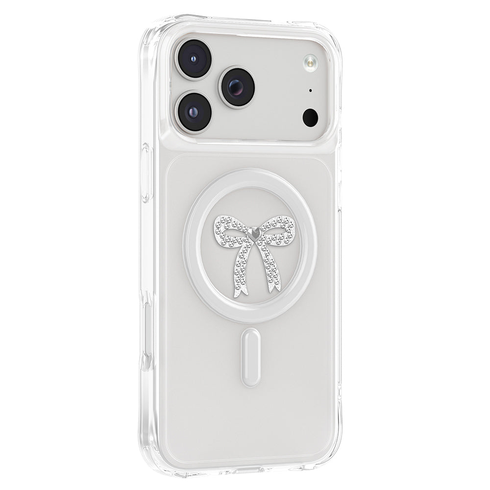 Apple iPhone 17 Pro Max Kılıf M-Safe Şarj Özellikli Zore Paris Mova Sert PC Kapak