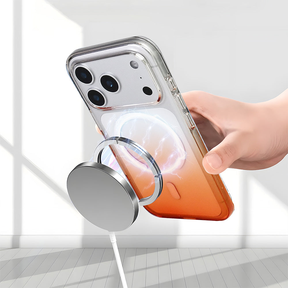 Apple iPhone 17 Pro Max Kılıf M-Safe Şarj Özellikli Zore Septik Silikon Kapak