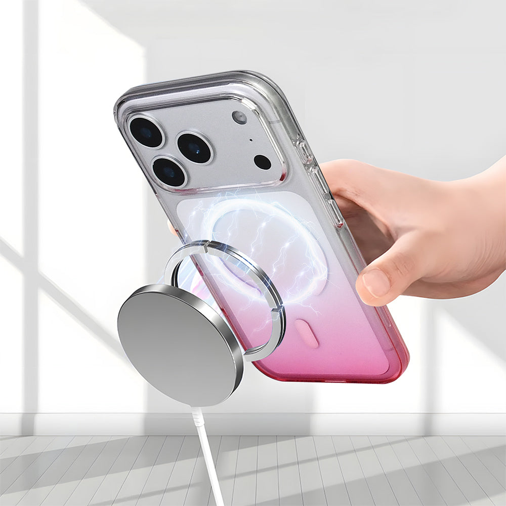Apple iPhone 17 Pro Max Kılıf M-Safe Şarj Özellikli Zore Septik Silikon Kapak