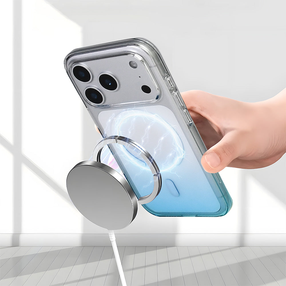 Apple iPhone 17 Pro Max Kılıf M-Safe Şarj Özellikli Zore Septik Silikon Kapak