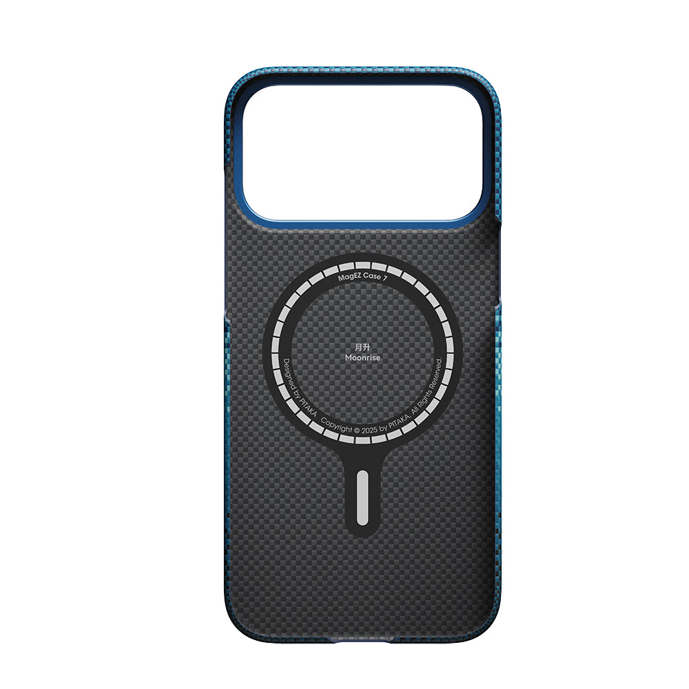 iPhone 17 Pro Max Kılıf Magsafe Şarj Özellikli Aramid Fiber Pitaka Tactile Woven Starpeak Serisi Milky Way Galaxy Kapak