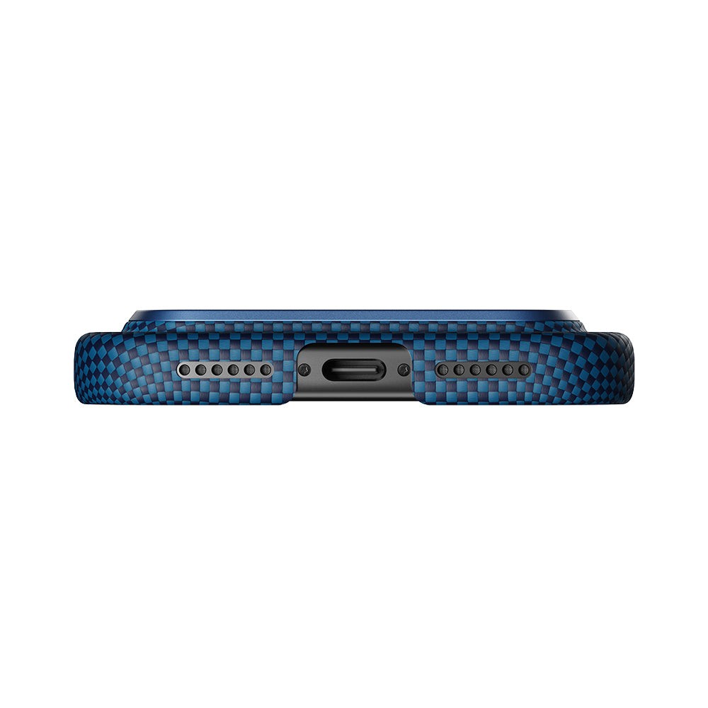 iPhone 17 Pro Max Kılıf Magsafe Şarj Özellikli Aramid Fiber Pitaka Tactile Woven Starpeak Serisi Milky Way Galaxy Kapak