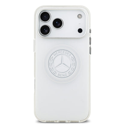 iPhone 17 Pro Max Kılıf Mercedes Benz Orjinal Lisanslı M-safe Şarj Özellikli Buzlu PC Nostaljik Yıldız Dizayn Kapak