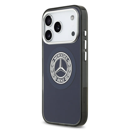 iPhone 17 Pro Max Kılıf Mercedes Benz Orjinal Lisanslı M-safe Şarj Özellikli Çift Katmanlı PC Nostaljik Yıldız Dizayn Kapak