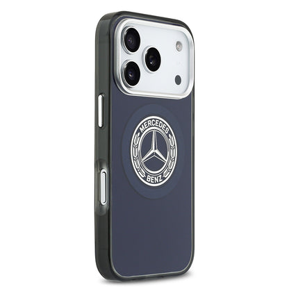 iPhone 17 Pro Max Kılıf Mercedes Benz Orjinal Lisanslı M-safe Şarj Özellikli Çift Katmanlı PC Nostaljik Yıldız Dizayn Kapak