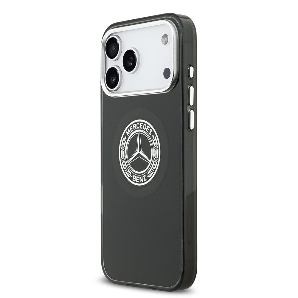iPhone 17 Pro Max Kılıf Mercedes Benz Orjinal Lisanslı M-safe Şarj Özellikli Çift Katmanlı PC Nostaljik Yıldız Dizayn Kapak