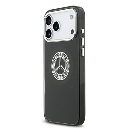 iPhone 17 Pro Max Kılıf Mercedes Benz Orjinal Lisanslı M-safe Şarj Özellikli Çift Katmanlı PC Nostaljik Yıldız Dizayn Kapak