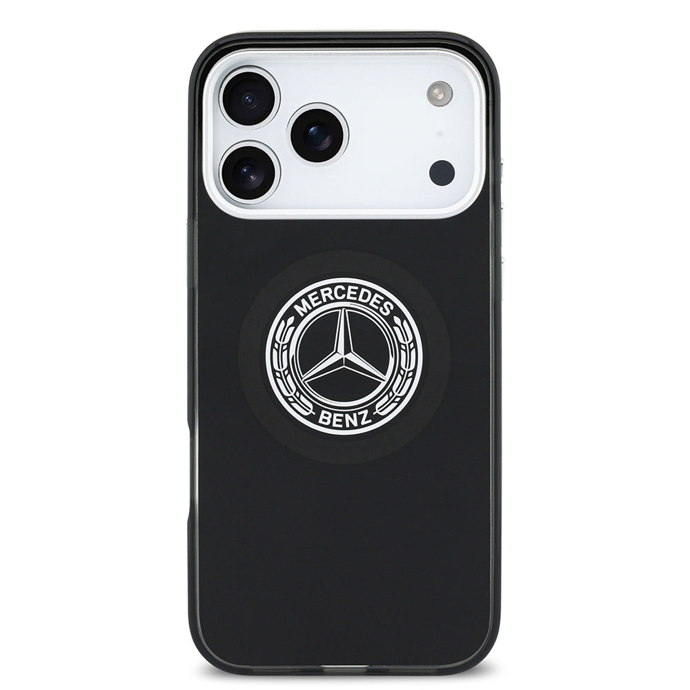 iPhone 17 Pro Max Kılıf Mercedes Benz Orjinal Lisanslı M-safe Şarj Özellikli Çift Katmanlı PC Nostaljik Yıldız Dizayn Kapak