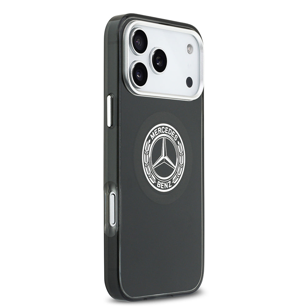 iPhone 17 Pro Max Kılıf Mercedes Benz Orjinal Lisanslı M-safe Şarj Özellikli Çift Katmanlı PC Nostaljik Yıldız Dizayn Kapak