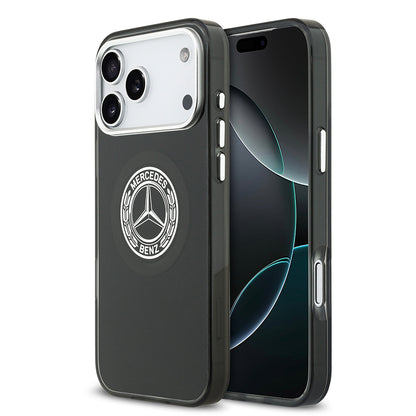 iPhone 17 Pro Max Kılıf Mercedes Benz Orjinal Lisanslı M-safe Şarj Özellikli Çift Katmanlı PC Nostaljik Yıldız Dizayn Kapak