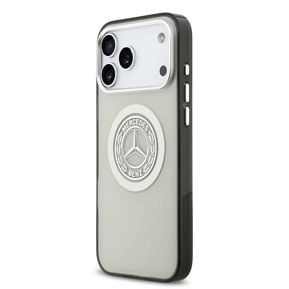 iPhone 17 Pro Max Kılıf Mercedes Benz Orjinal Lisanslı M-safe Şarj Özellikli Çift Katmanlı PC Nostaljik Yıldız Dizayn Kapak
