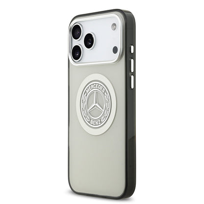 iPhone 17 Pro Max Kılıf Mercedes Benz Orjinal Lisanslı M-safe Şarj Özellikli Çift Katmanlı PC Nostaljik Yıldız Dizayn Kapak