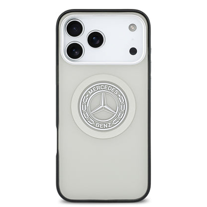 iPhone 17 Pro Max Kılıf Mercedes Benz Orjinal Lisanslı M-safe Şarj Özellikli Çift Katmanlı PC Nostaljik Yıldız Dizayn Kapak