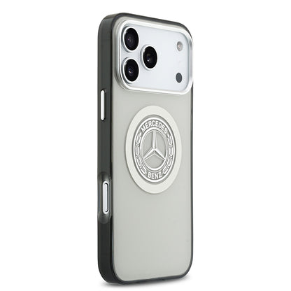 iPhone 17 Pro Max Kılıf Mercedes Benz Orjinal Lisanslı M-safe Şarj Özellikli Çift Katmanlı PC Nostaljik Yıldız Dizayn Kapak