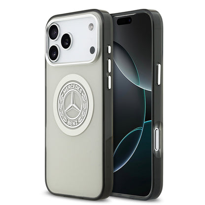 iPhone 17 Pro Max Kılıf Mercedes Benz Orjinal Lisanslı M-safe Şarj Özellikli Çift Katmanlı PC Nostaljik Yıldız Dizayn Kapak
