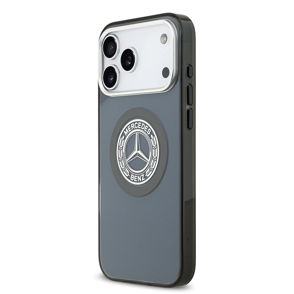 iPhone 17 Pro Max Kılıf Mercedes Benz Orjinal Lisanslı M-safe Şarj Özellikli Çift Katmanlı PC Nostaljik Yıldız Dizayn Kapak