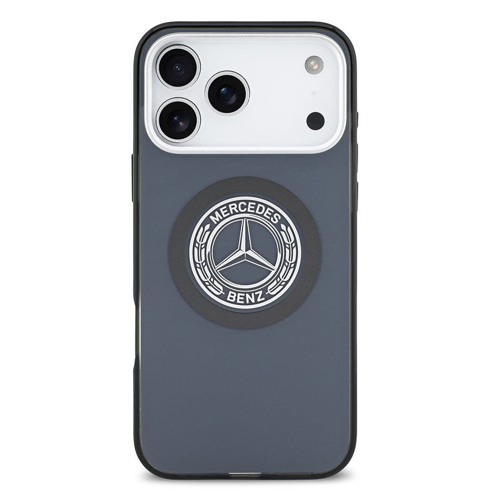 iPhone 17 Pro Max Kılıf Mercedes Benz Orjinal Lisanslı M-safe Şarj Özellikli Çift Katmanlı PC Nostaljik Yıldız Dizayn Kapak