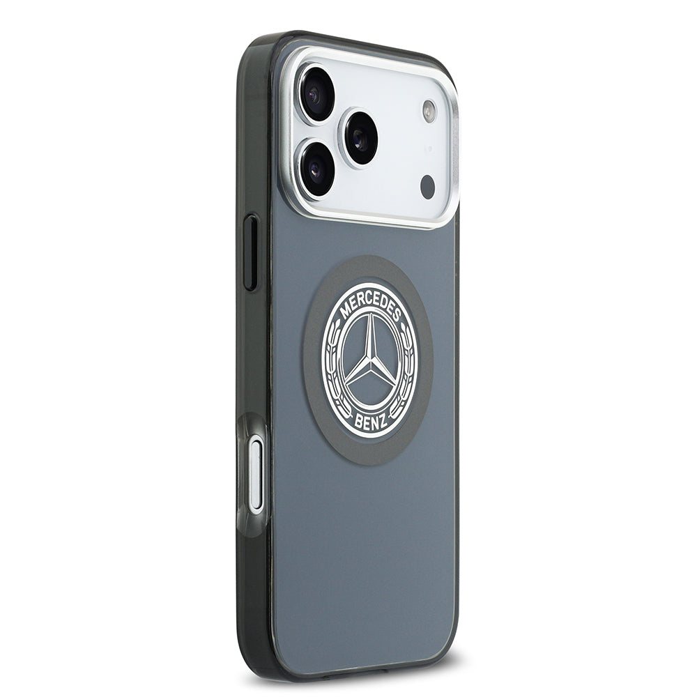 iPhone 17 Pro Max Kılıf Mercedes Benz Orjinal Lisanslı M-safe Şarj Özellikli Çift Katmanlı PC Nostaljik Yıldız Dizayn Kapak