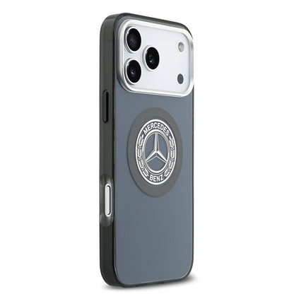 iPhone 17 Pro Max Kılıf Mercedes Benz Orjinal Lisanslı M-safe Şarj Özellikli Çift Katmanlı PC Nostaljik Yıldız Dizayn Kapak