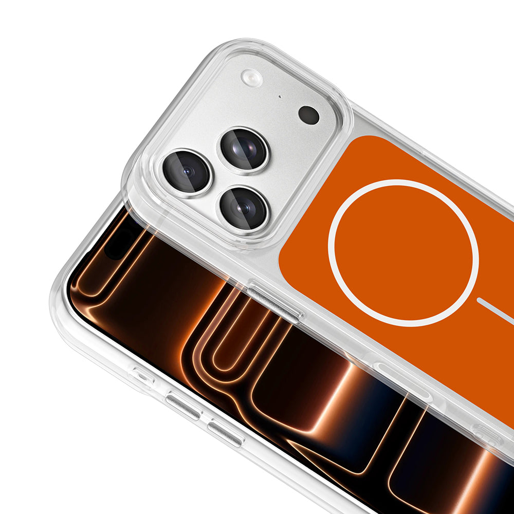 Apple iPhone 17 Pro Max Kılıf Metal Buton Tasarımlı Zore İkonik Sert Silikon Kapak
