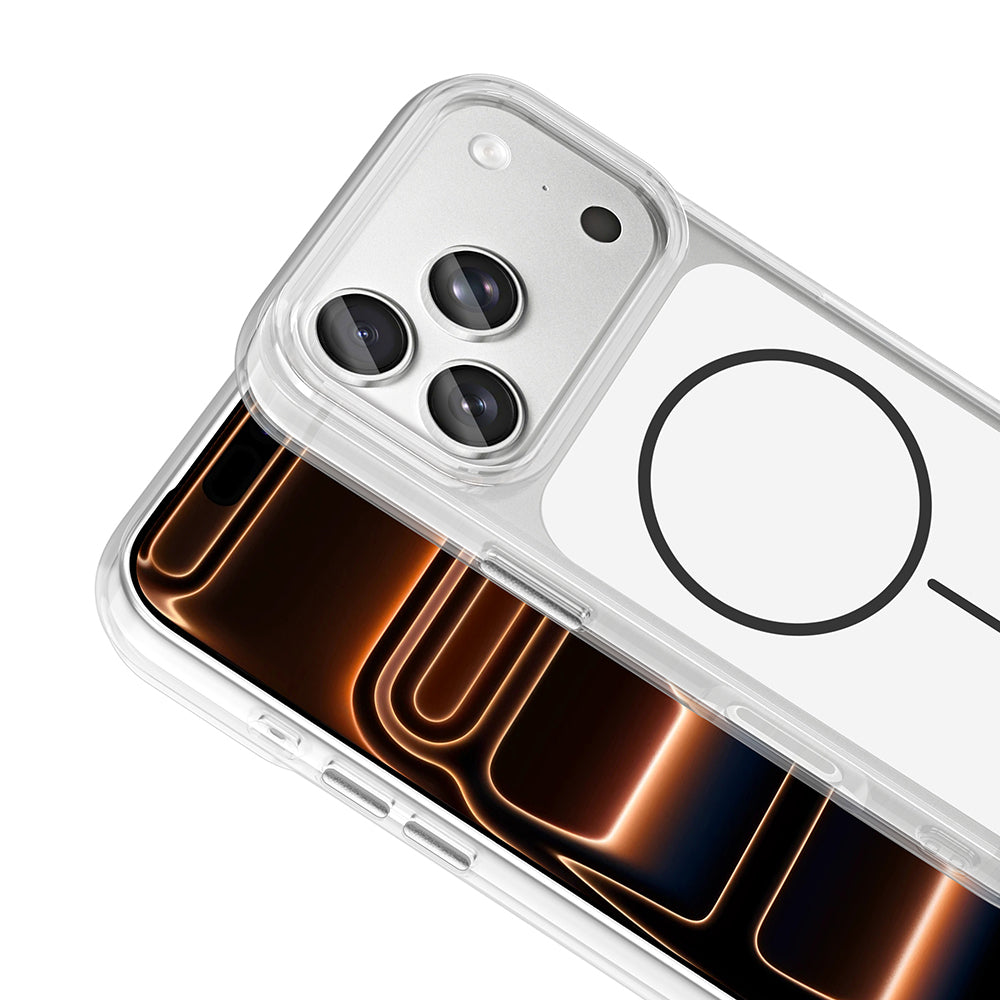 Apple iPhone 17 Pro Max Kılıf Metal Buton Tasarımlı Zore İkonik Sert Silikon Kapak