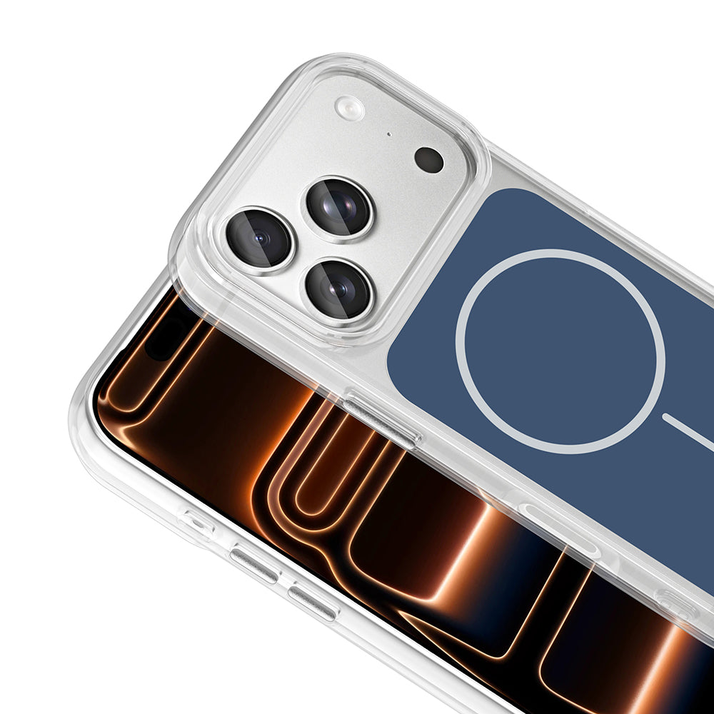 Apple iPhone 17 Pro Max Kılıf Metal Buton Tasarımlı Zore İkonik Sert Silikon Kapak
