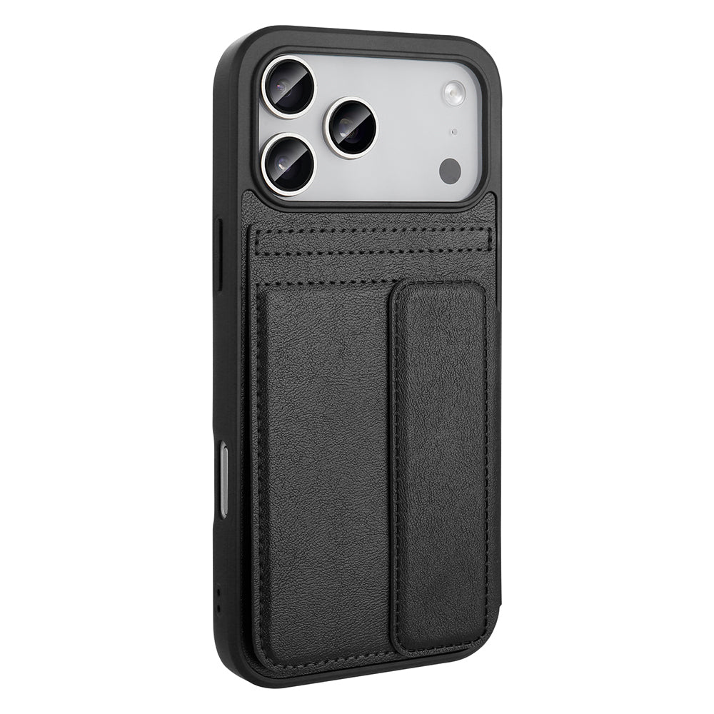 Apple iPhone 17 Pro Max Kılıf PU Deri Kartlıklı Zore Sevilla Kapak