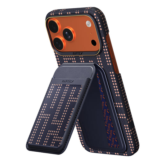 Apple iPhone 17 Pro Max Kılıf Raptic 2in1 Bundle Kit Aramid Skin Grid Serisi Kartlık ve Karbon Kapak
