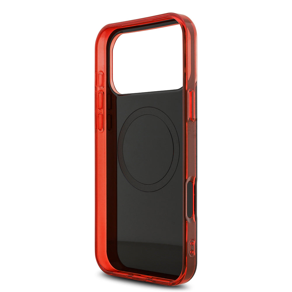 iPhone 17 Pro Max Kılıf Redbull Orjinal Lisanslı M-safe Şarj Özellikli Çift Katmanlı Çizgi Desenli Sert PC MV Kapak