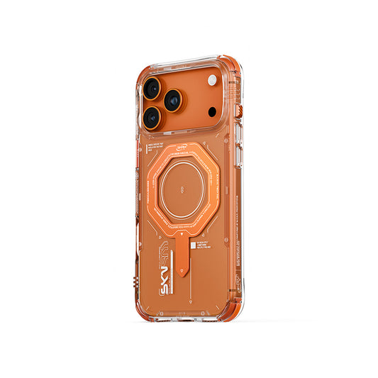 iPhone 17 Pro Max Kılıf SkinArma M-safe Şarj Özellikli Airbag Tasarımlı Magma Kapak