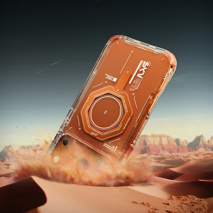 iPhone 17 Pro Max Kılıf SkinArma M-safe Şarj Özellikli Airbag Tasarımlı Magma Kapak