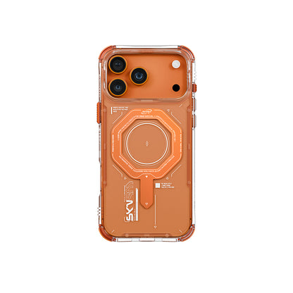 iPhone 17 Pro Max Kılıf SkinArma M-safe Şarj Özellikli Airbag Tasarımlı Magma Kapak