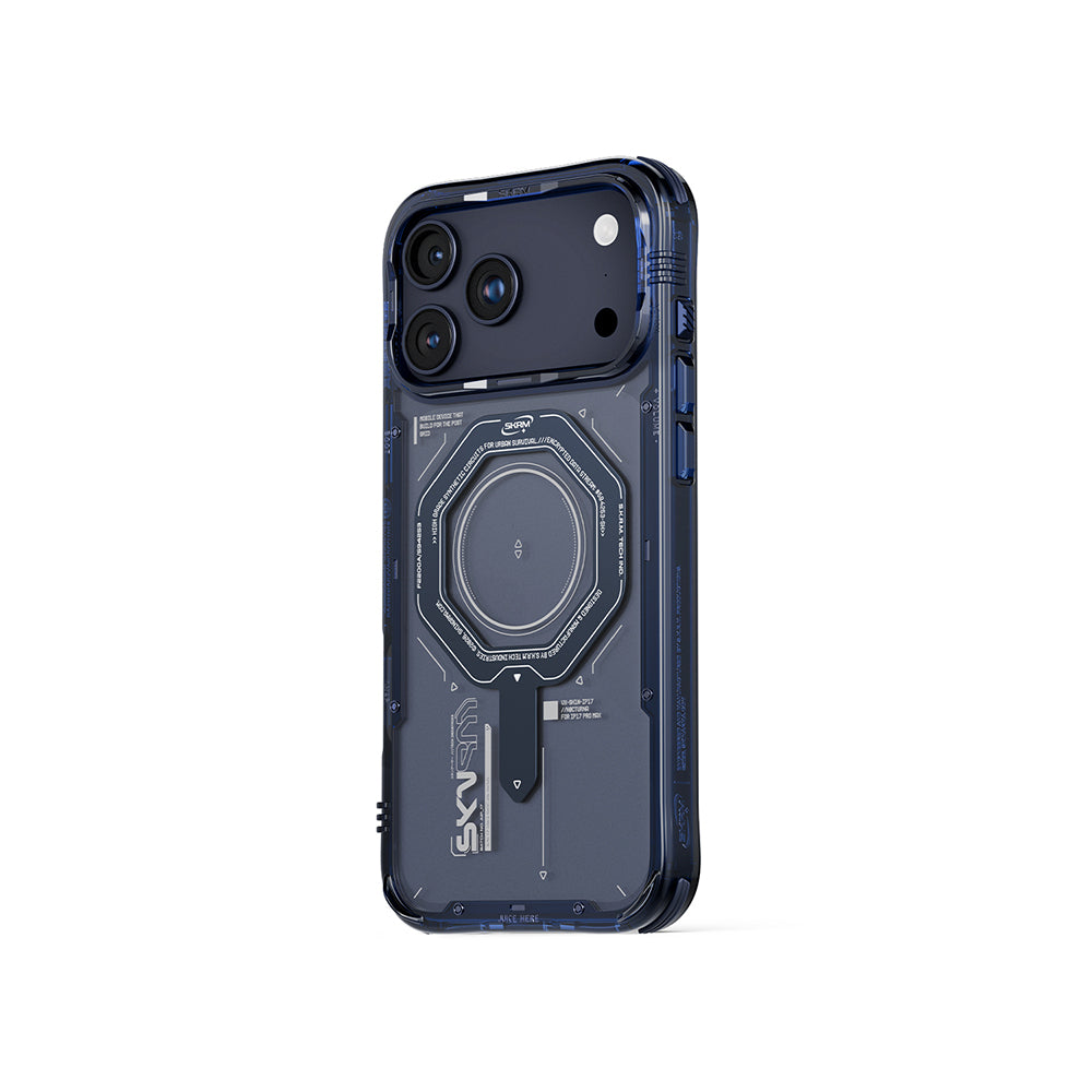 iPhone 17 Pro Max Kılıf SkinArma M-safe Şarj Özellikli Airbag Tasarımlı Magma Kapak