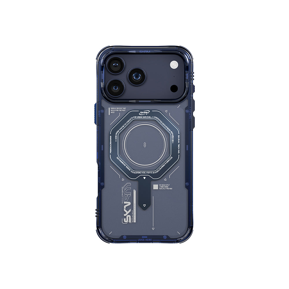 iPhone 17 Pro Max Kılıf SkinArma M-safe Şarj Özellikli Airbag Tasarımlı Magma Kapak
