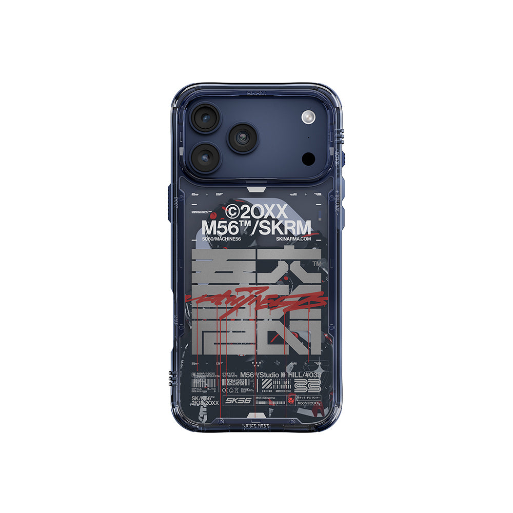 Apple iPhone 17 Pro Max Kılıf Skinarma M-Safe Şarj Özellikli IML Baskılı X M56 Kapak