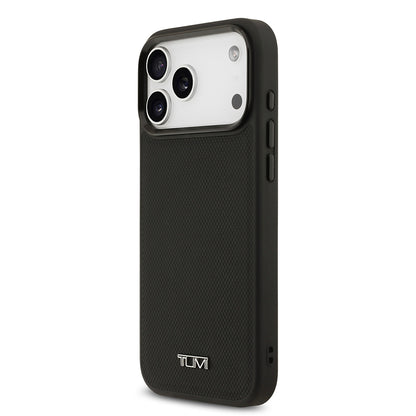 iPhone 17 Pro Max Kılıf TUMI M-safe Şarj Özellikli Deri Noktalı Dizayn Kapak