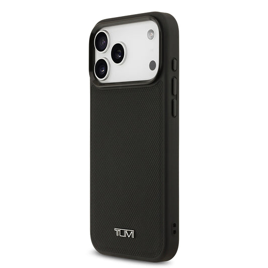 iPhone 17 Pro Max Kılıf TUMI M-safe Şarj Özellikli Deri Noktalı Dizayn Kapak